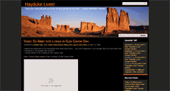 Desktop Screenshot of haydukelives.com